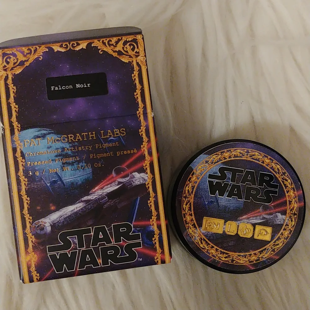 💝FIRM! NWT PAT MCGRATH STAR WARS CHROMALUXE ARTISTRY PIGMENT FALCON NOIR